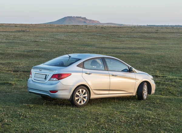 Araba Hyundai Accent. — Stok fotoğraf