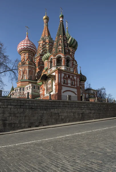 Санкт-Петербург Собор Василия Блаженного на Красной площади. — стоковое фото