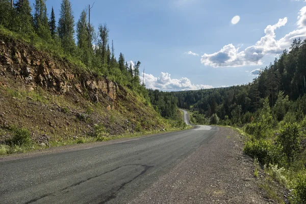 Vägen till Uralbergen. — Stockfoto