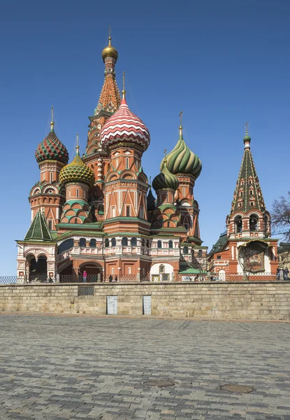 Санкт-Петербург Собор Василия Блаженного на Красной площади. — стоковое фото