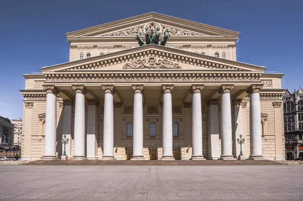 Het bolshoi theater in Moskou. — Stockfoto