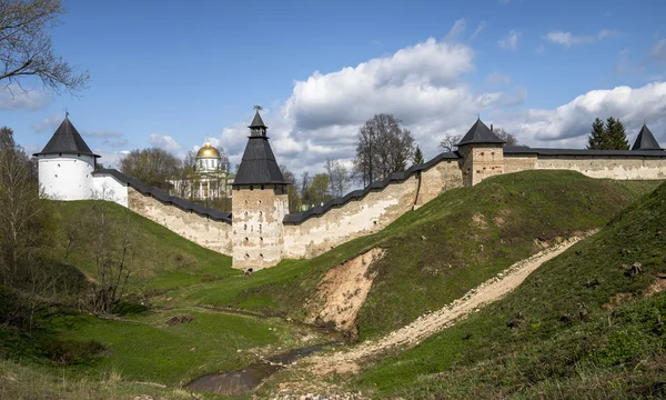 El monasterio de Pskovo-Pechersk. — Foto de Stock