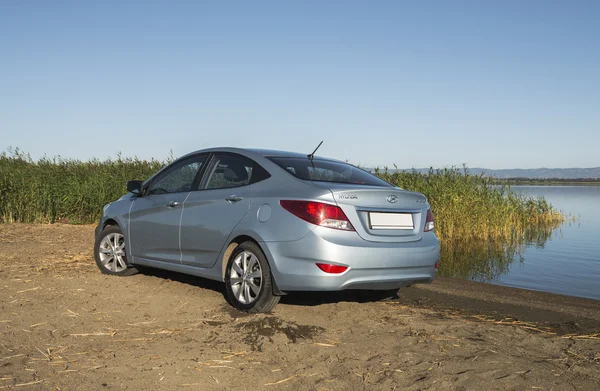 Araba Hyundai Accent. — Stok fotoğraf