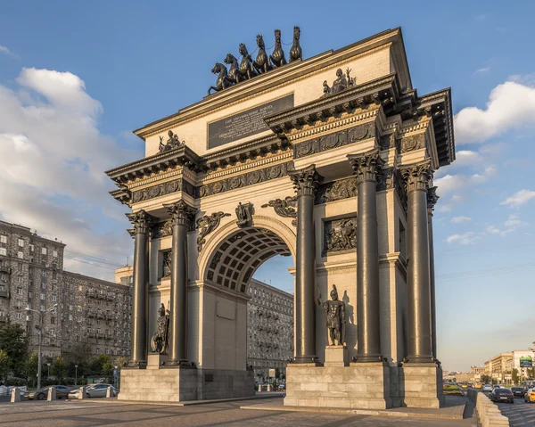 Triumphal arch in Moscow. — Stock Photo, Image