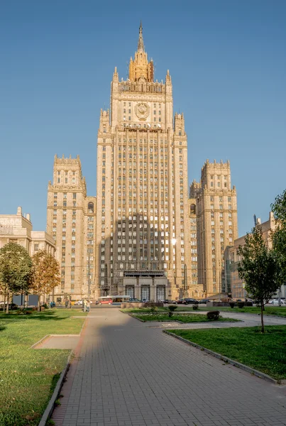 Het gebouw van het ministerie van Buitenlandse Zaken van Rusland. — Stockfoto