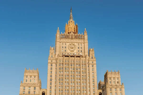 Het gebouw van het ministerie van Buitenlandse Zaken van Rusland. — Stockfoto