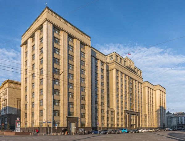 Staats doema van de Russische Federatie in Moskou. — Stockfoto