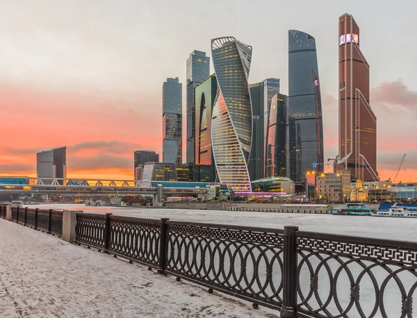 Centro de negócios Moscou cidade . — Fotografia de Stock