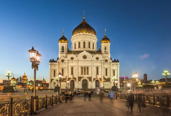 The Cathedral of Christ the Savior at sunset. — Stock Photo, Image