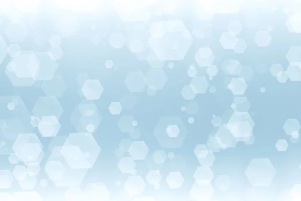 Abstrakt Hexagon Partikel Ljus Bakgrund Illustration — Stockfoto