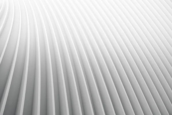 Abstraktní Zakřivené Pozadí Kruhové Obrazce Moderní Minimalistický Design Bílý Hladký — Stock fotografie