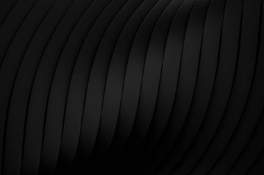 Soyut basit eğri yaratıcı tasarım. Pürüzsüz Şekiller en düşük konsept arka planı. 3d Hazırlama