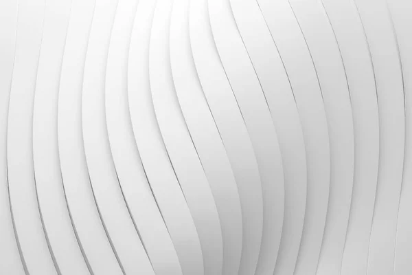 Curva Simples Abstrato Design Criativo Branco Liso Forma Fundo Conceito — Fotografia de Stock