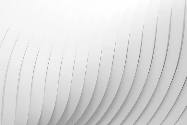 Αφηρημένη Απλή Καμπύλη Δημιουργικού Σχεδιασμού Smooth White Shapes Minimal Concept — Φωτογραφία Αρχείου