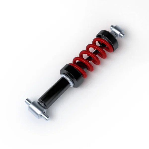 Shock Absorber White Background Illustration — Stock Photo, Image