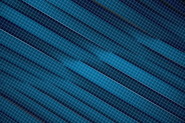 Diseño Creativo Curva Simple Abstracta Azul Liso Formas Mínimo Concepto —  Fotos de Stock