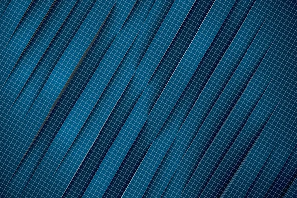 Curva Simples Abstrato Design Criativo Azul Liso Forma Fundo Conceito — Fotografia de Stock