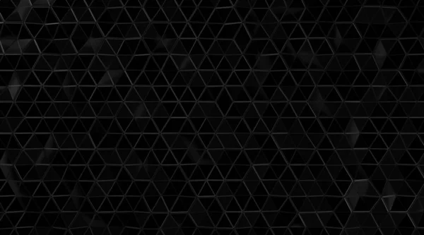 Abstrato Triangular Preto Com Fundo Wireframe Branco Linha Geométrica Renderização — Fotografia de Stock