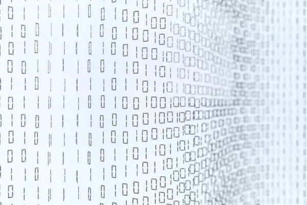 Tecnologia Antecedentes Informação Digital Abstrata Código Binair Conceito Futurista Tech — Fotografia de Stock