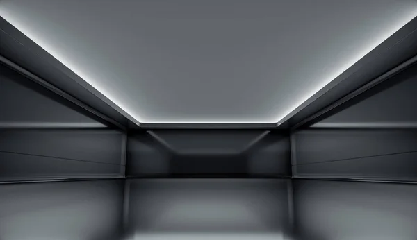 Contemporary Futuristic Concept Background Black Screen Empty Future Clean Dark — Stock Photo, Image