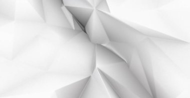 Üçgenlere ayrılmış yüzeyin soyut modern renk fütüristik çokgen şekli. Düşük kırmızı ve mavi kristal şablon arka plan. 3d oluşturma.