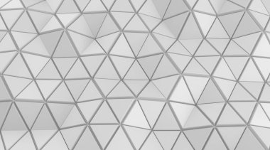Beyaz üçgen soyut arka plan, parlaklık yüzeyi. 3d Hazırlama