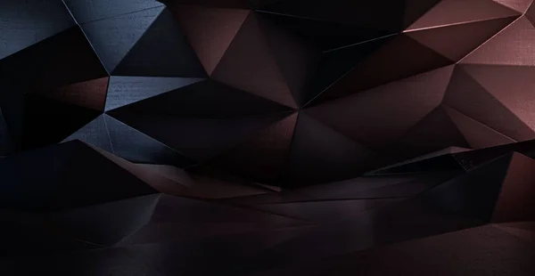 Abstrakt Vit Futuristisk Polygonal Form Triangulerad Yta Låg Poly Kristall — Stockfoto