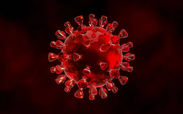 Infección Por Virus Celular Macro Bajo Microscopio Resumen Infección Viral —  Fotos de Stock