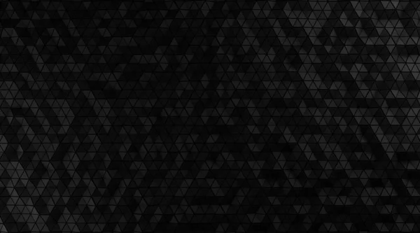 Fondo Abstracto Triangular Negro Elegante Superficie Brillante Renderizado — Foto de Stock