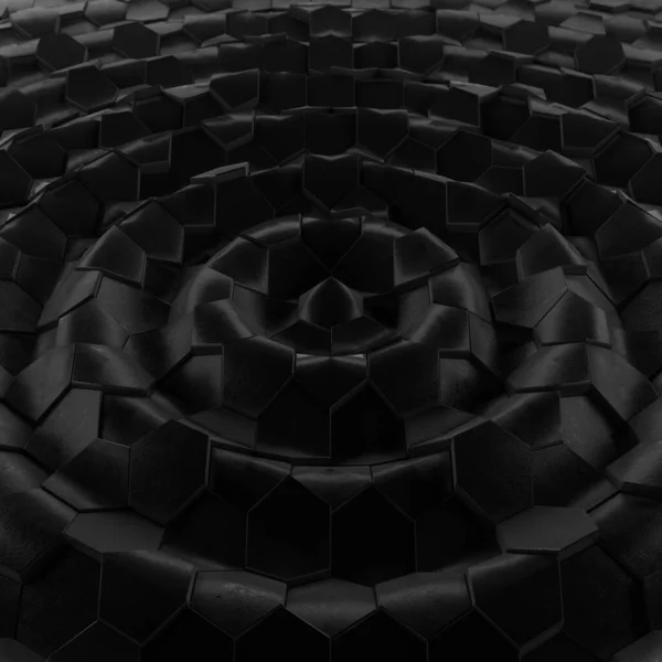 Onda Abstrata Forma Fundo Hexagonal Grunge Geometria Hex Poligonal Superfície — Fotografia de Stock