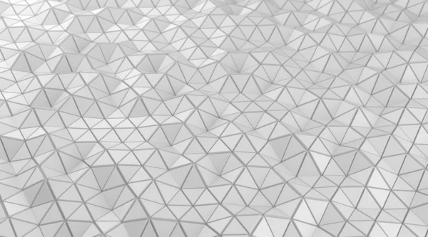 Vit Triangulär Abstrakt Bakgrund Glossiness Yta Konvertering — Stockfoto