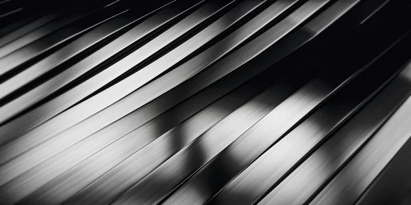 Элегантный Роскошный Черный Металл Гладкий Фон Линии Абстрактные Темные Метафоры — стоковое фото