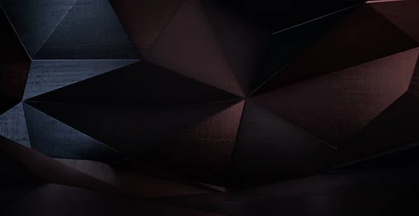 Abstrakt Vit Futuristisk Polygonal Form Triangulerad Yta Låg Poly Kristall — Stockfoto
