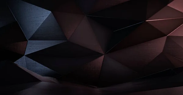 Bentuk Poligonal Futuristik Putih Abstrak Dari Permukaan Triangulasi Latar Belakang — Stok Foto
