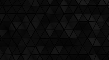 Zarif siyah üçgen soyut arka plan, parlaklık yüzeyi. 3d Hazırlama