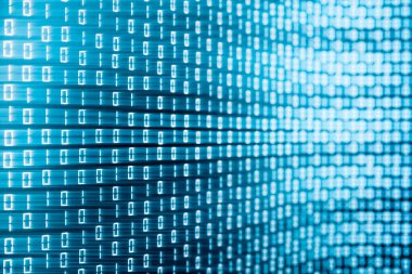 Teknoloji soyut dijital bilgi arkaplanı. Binair kodu fütüristik yüksek teknoloji konsepti.