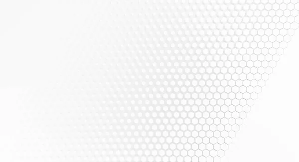 Белый Шестиугольный Геометрический Абстрактный Фон Иллюстрация Рендеринг — стоковое фото