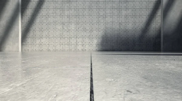 Abstrato Parede Concreto Vazio Com Luzes Sombra Espaço Branco Sala — Fotografia de Stock