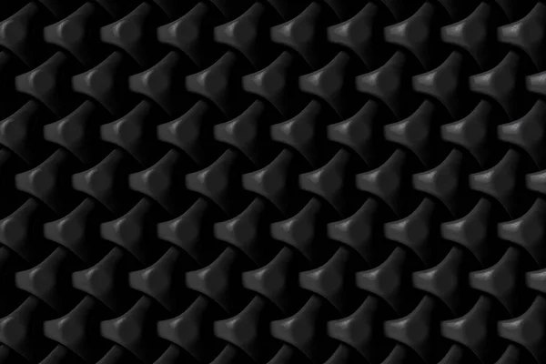 Elegante Abstracto Negro Forma Geométrica Render Concepto Moderno —  Fotos de Stock