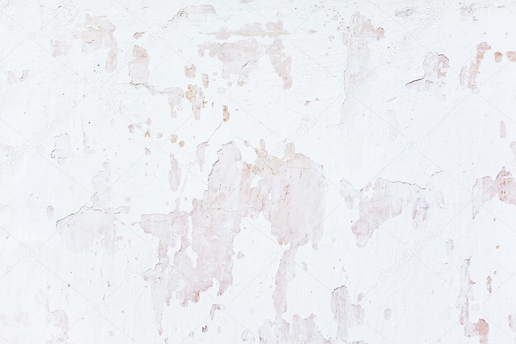 Grunge white painted background wall