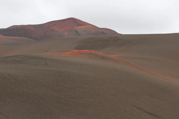 Έρημος πέτρα ηφαιστειακό τοπίο σε Λανζαρότε, Κανάριοι Νήσοι — Φωτογραφία Αρχείου
