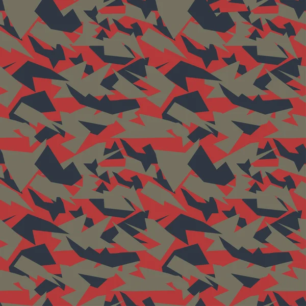 Textura de camuflagem militar sem costura . — Vetor de Stock