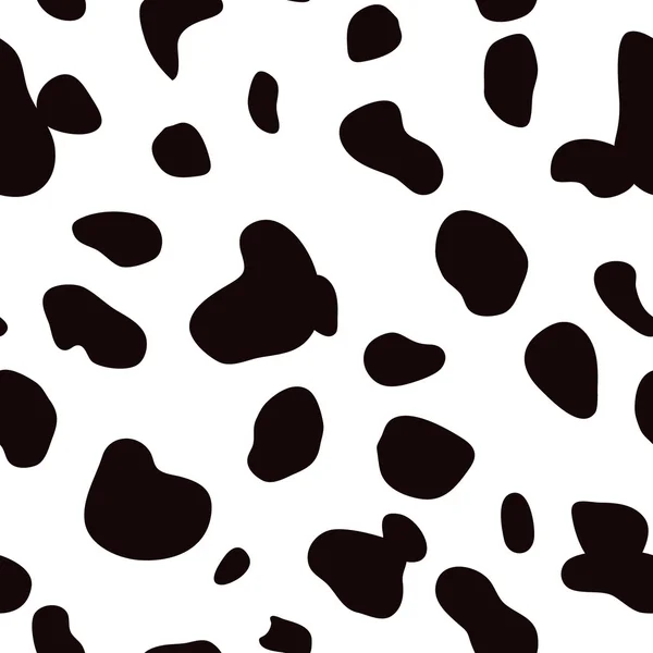 Seamless pattern of dalmatian spots — Stock Vector