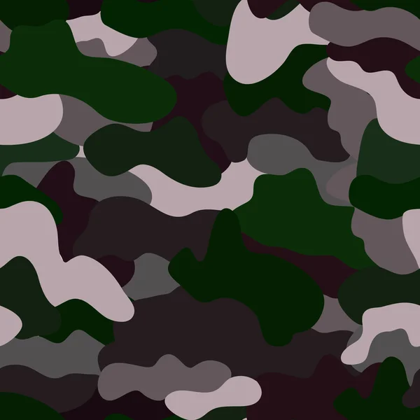 Sömlös militär camouflage konsistens. — Stock vektor