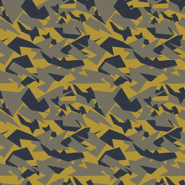 Textura de camuflaje militar sin costuras . — Vector de stock