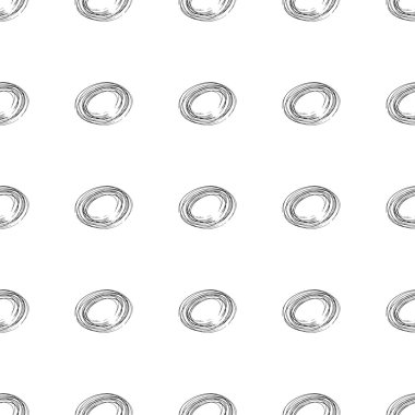 Kalem tarafından çizilmiş çevrelerin seamless modeli