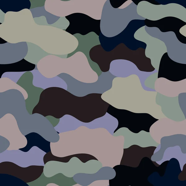 Seamless military camouflage texture. Military background. Military texture for textile. — Stock Vector