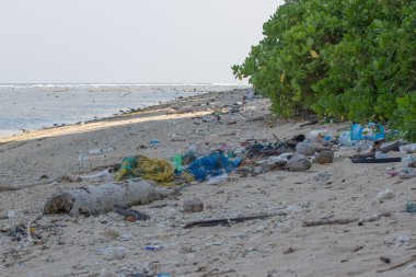 Kirli plaj üzerinde Adası, küçük Andaman Hint Okyanusu 