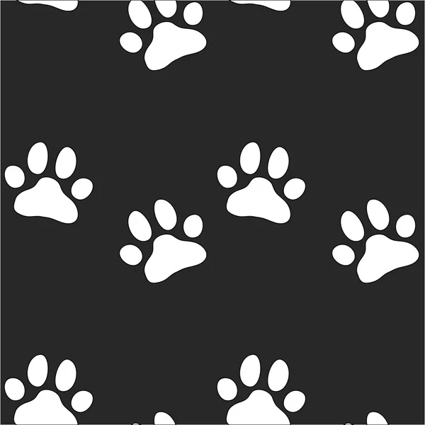 Patte motif zoo pour animaux et textiles — Image vectorielle