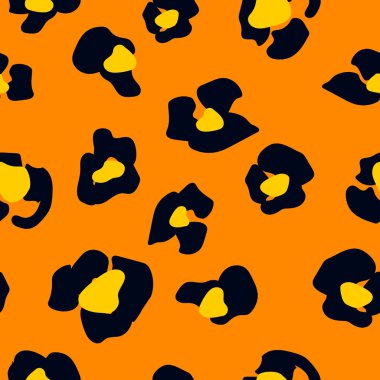 Dikişsiz desen jaguar noktalar. Doğal dokular. Tasarım için seamless hayvan modeli